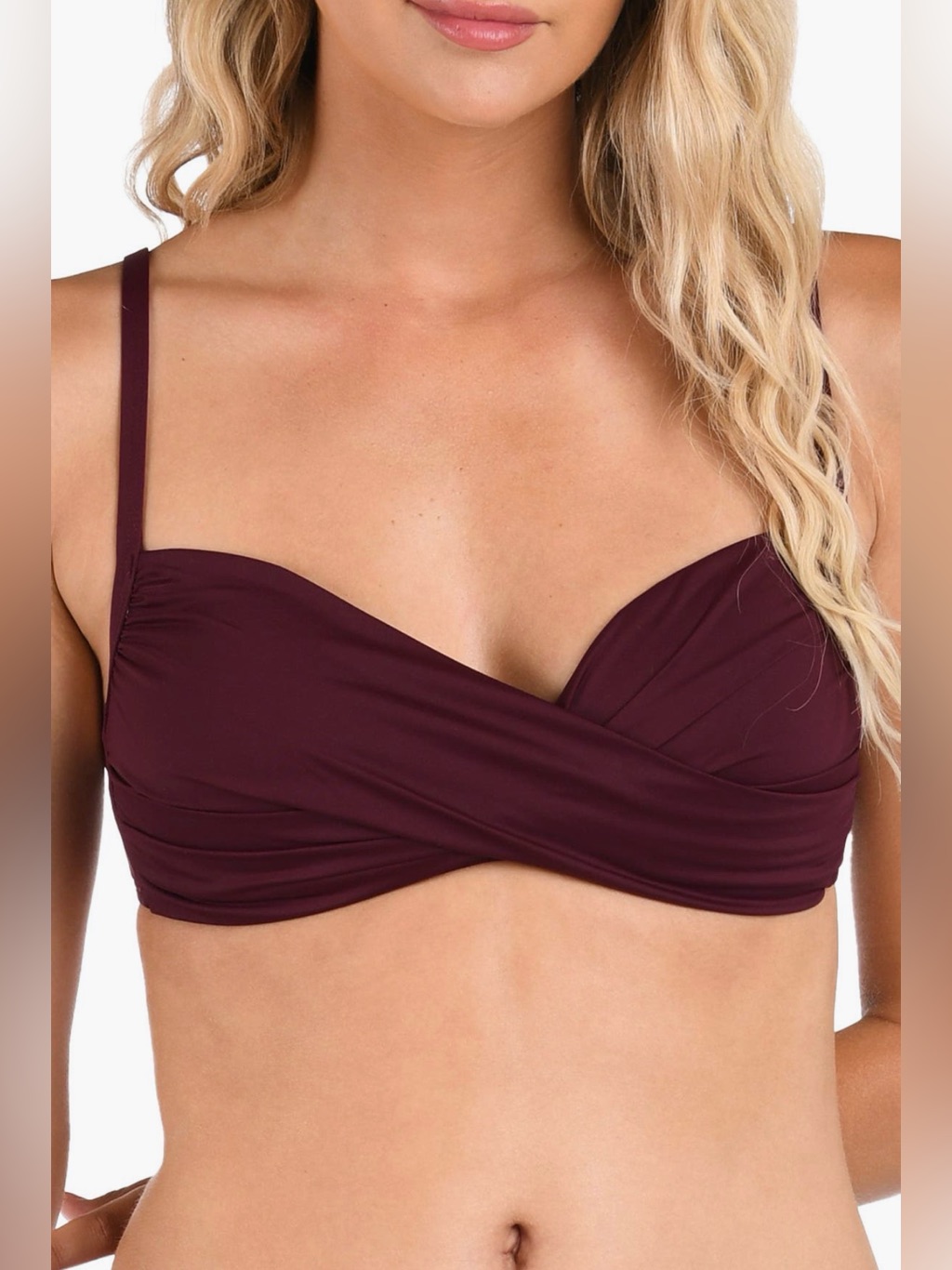 Island Goddess Wrap Bikini Top Size 6, Bikini Bottom Hipster Size 4, $137